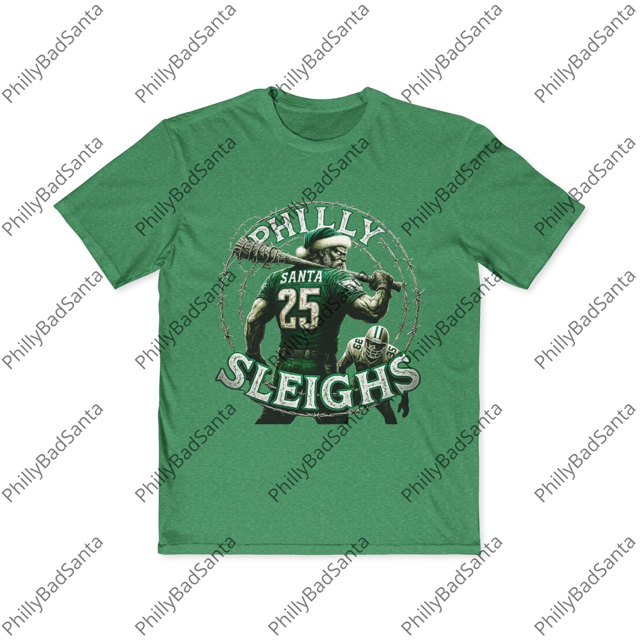 Eagles Bad Santa — Philly Sleighs t-shirt design