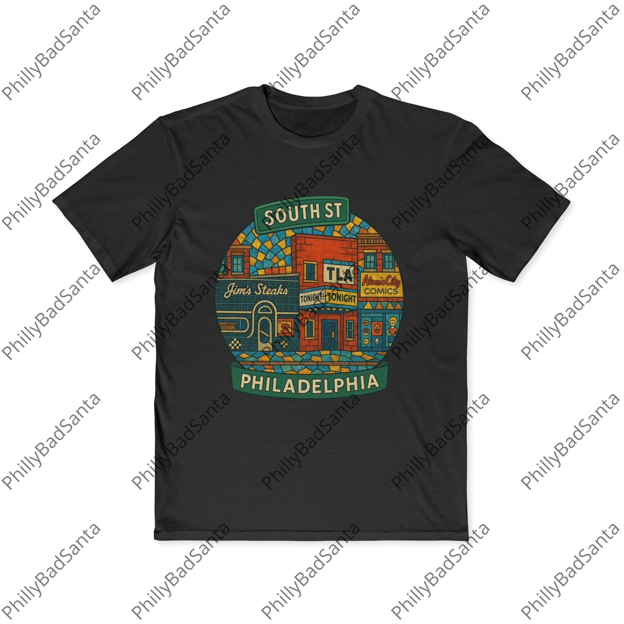 South Street Mosaic t-shirt design